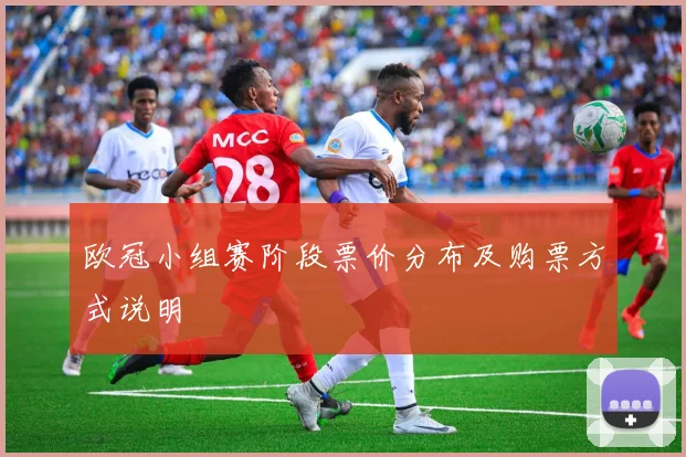 欧冠小组赛阶段票价分布及购票方式说明